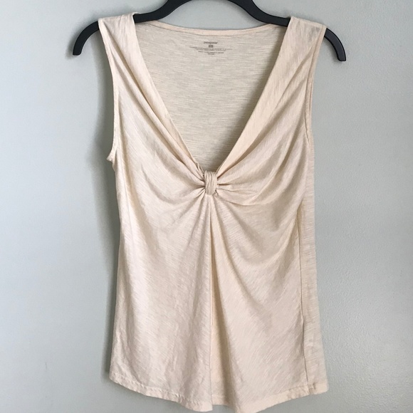 Patagonia Tops - Patagonia Ivory Sleeveless V Neck Top